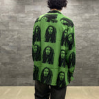BOB MARLEY | HAWAIIAN SHIRT L/S -TYPE 2- #GREEN [BOBMARLEY-WM-HI06]