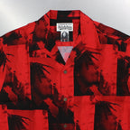 BOB MARLEY | HAWAIIAN SHIRT L/S -TYPE 1- #RED [BOBMARLEY-WM-HI05]