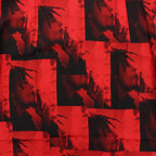 BOB MARLEY | HAWAIIAN SHIRT L/S -TYPE 1- #RED [BOBMARLEY-WM-HI05]