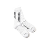 WHIMSY SOCKS | WHIMSY SOCKS | LABEL LOGO SOCKS #WHITE [FW22-A16]