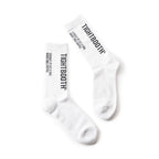 WHIMSY SOCKS | WHIMSY SOCKS | LABEL LOGO SOCKS #WHITE [FW22-A16]