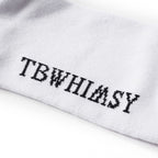 WHIMSY SOCKS | WHIMSY SOCKS | LABEL LOGO SOCKS #WHITE [FW22-A16]