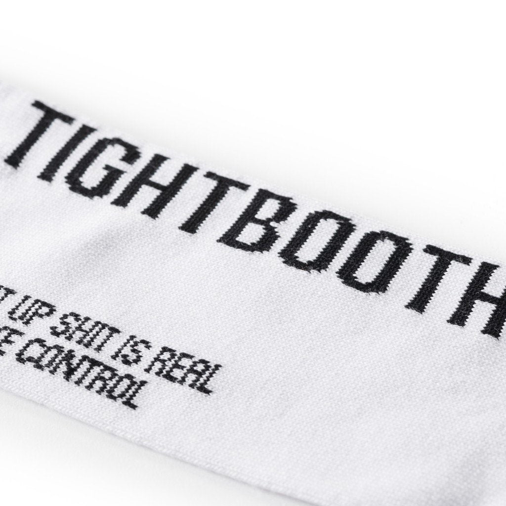 WHIMSY SOCKS | WHIMSY SOCKS | LABEL LOGO SOCKS #WHITE [FW22-A16]