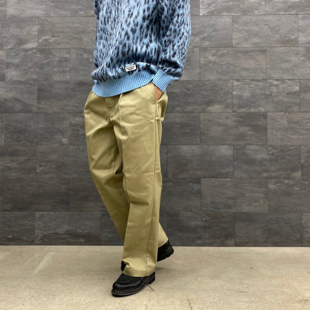 DICKIES | PLEATED TROUSERS #BEIGE [DICKIES-WM-PT11]