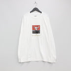 JEAN-MICHEL BASQUIAT | CREW NECK LONG SLEEVE T-SHIRT #WHITE [BASQUIAT-WM-LT01]