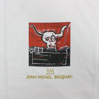 JEAN-MICHEL BASQUIAT | CREW NECK LONG SLEEVE T-SHIRT #WHITE [BASQUIAT-WM-LT01]