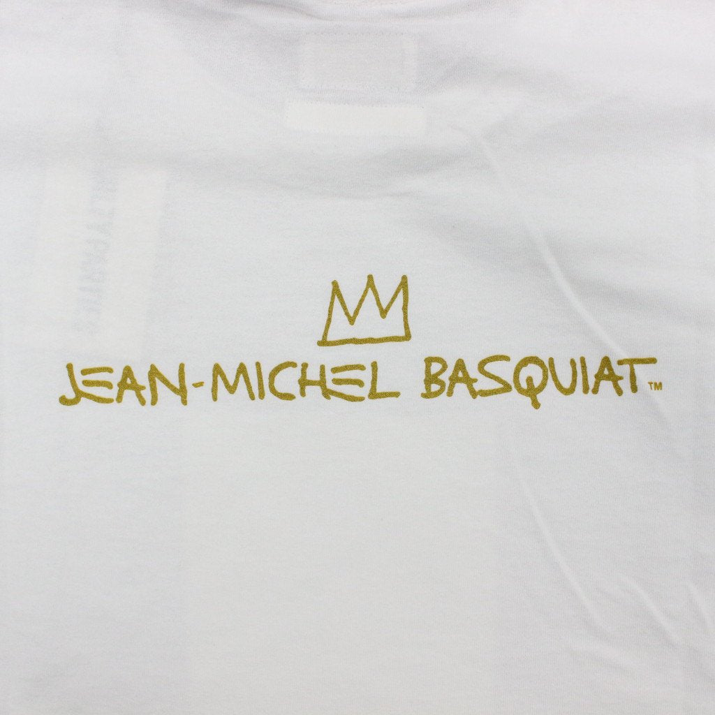 JEAN-MICHEL BASQUIAT | CREW NECK LONG SLEEVE T-SHIRT #WHITE [BASQUIAT-WM-LT01]