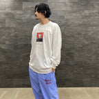 JEAN-MICHEL BASQUIAT | CREW NECK LONG SLEEVE T-SHIRT #WHITE [BASQUIAT-WM-LT01]