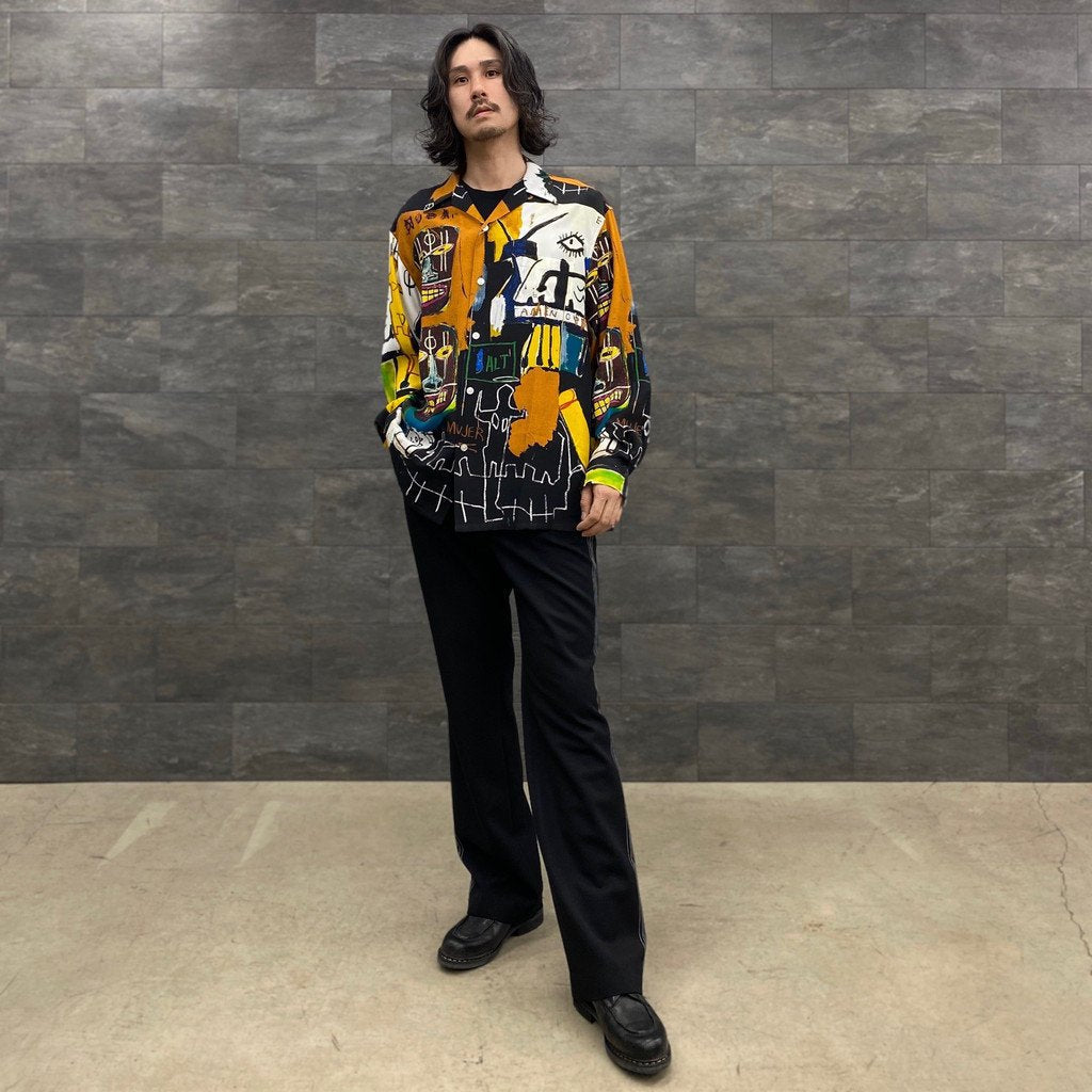 JEAN-MICHEL BASQUIAT | HAWAIIAN SHIRT L/S -TYPE 2- #ONE [BASQUIAT-WM-HI10]