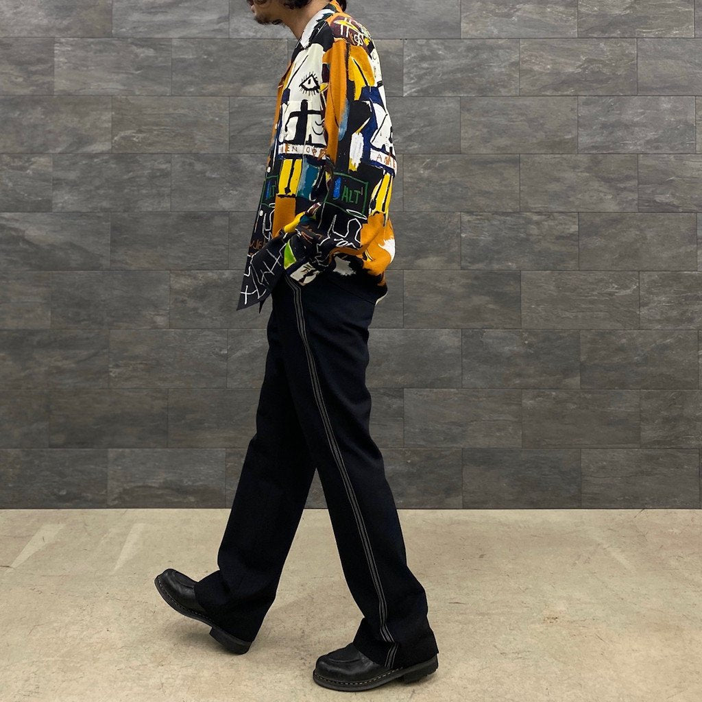 JEAN-MICHEL BASQUIAT | HAWAIIAN SHIRT L/S -TYPE 2- #ONE [BASQUIAT-WM-HI10]