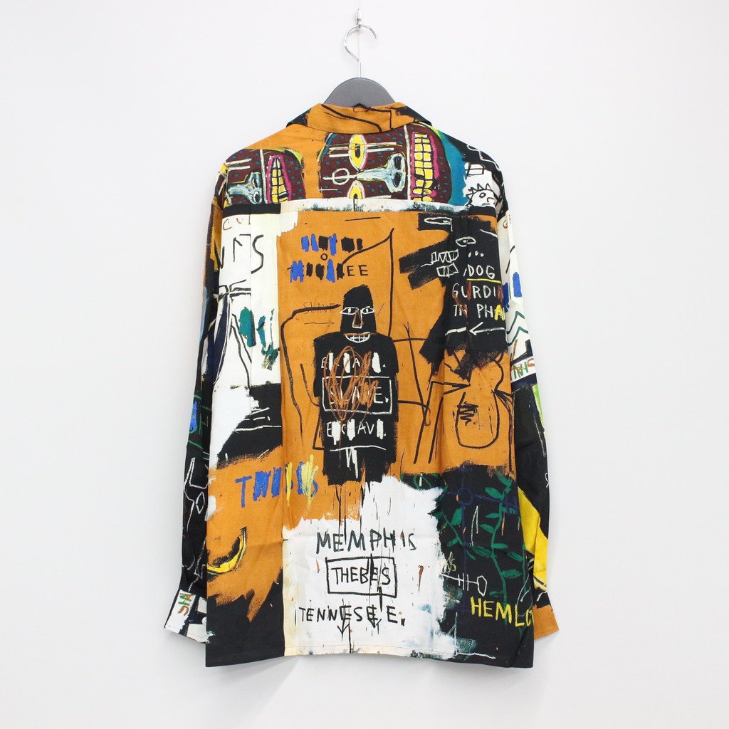 JEAN-MICHEL BASQUIAT | HAWAIIAN SHIRT L/S -TYPE 2- #ONE [BASQUIAT-WM-HI10]