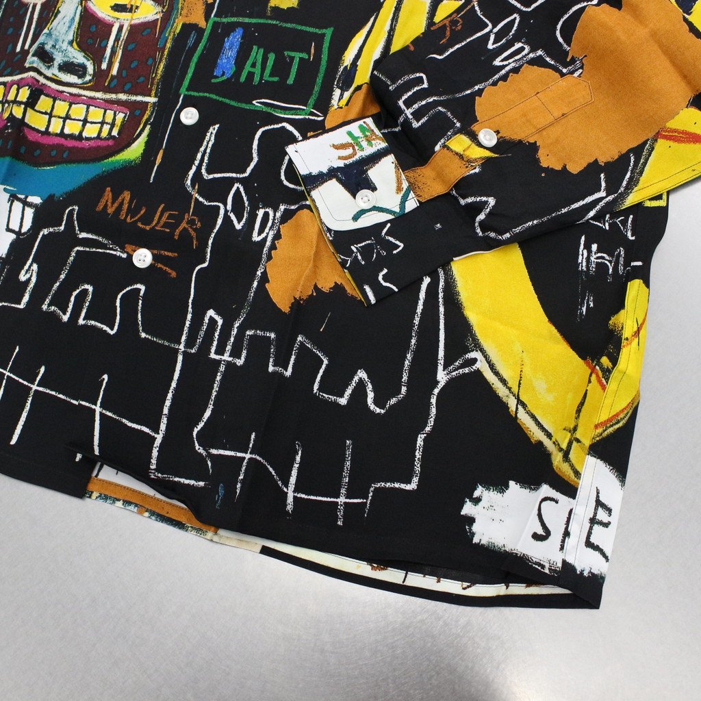 JEAN-MICHEL BASQUIAT | HAWAIIAN SHIRT L/S -TYPE 2- #ONE [BASQUIAT-WM-HI10]