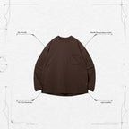 "Archetype-01" 3D L/S Pocket Tee #Mocha [GOOPI-22SS-SEP-03]