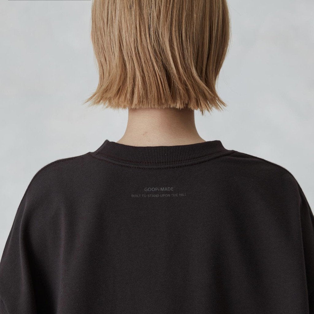"Archetype-01" 3D L/S Pocket Tee #Mocha [GOOPI-22SS-SEP-03]