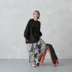 "Archetype-01" 3D L/S Pocket Tee #Mocha [GOOPI-22SS-SEP-03]