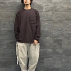 "Archetype-01" 3D L/S Pocket Tee #Mocha [GOOPI-22SS-SEP-03]