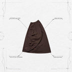 "Archetype-01" 3D L/S Pocket Tee #Mocha [GOOPI-22SS-SEP-03]