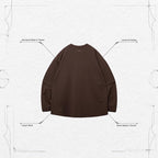 "Archetype-01" 3D L/S Pocket Tee #Mocha [GOOPI-22SS-SEP-03]