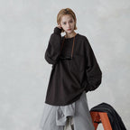 "Archetype-01" 3D L/S Pocket Tee #Mocha [GOOPI-22SS-SEP-03]