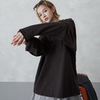 "Archetype-01" 3D L/S Pocket Tee #Mocha [GOOPI-22SS-SEP-03]