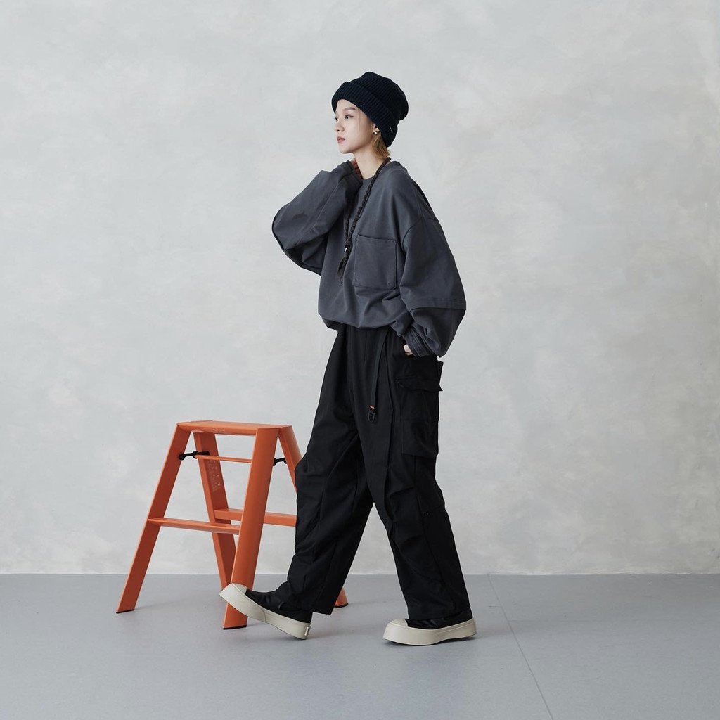 "Archetype-01" 3D L/S Pocket Tee #Anchor [GOOPI-22SS-SEP-03]