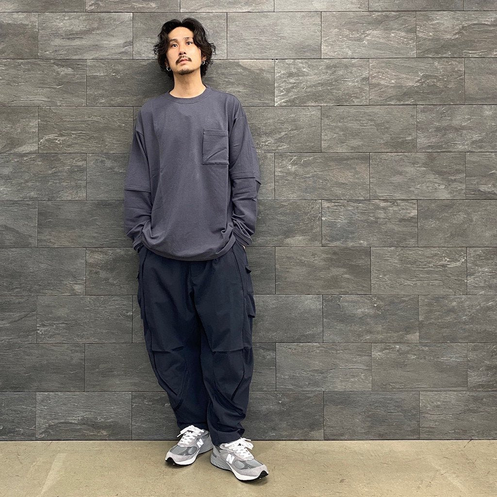 "Archetype-01" 3D L/S Pocket Tee #Anchor [GOOPI-22SS-SEP-03]