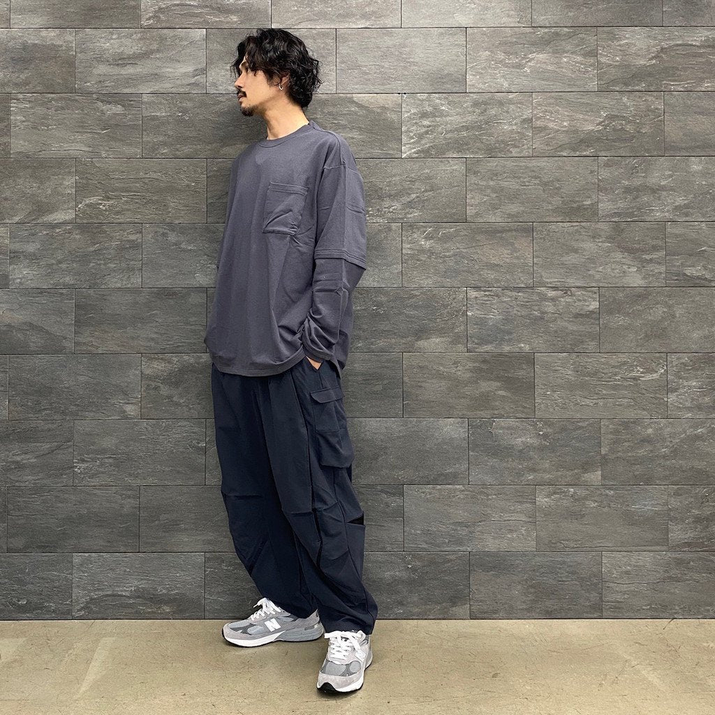 "Archetype-01" 3D L/S Pocket Tee #Anchor [GOOPI-22SS-SEP-03]