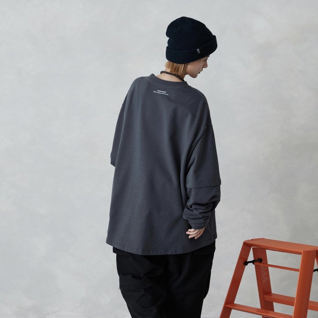 "Archetype-01" 3D L/S Pocket Tee #Anchor [GOOPI-22SS-SEP-03]