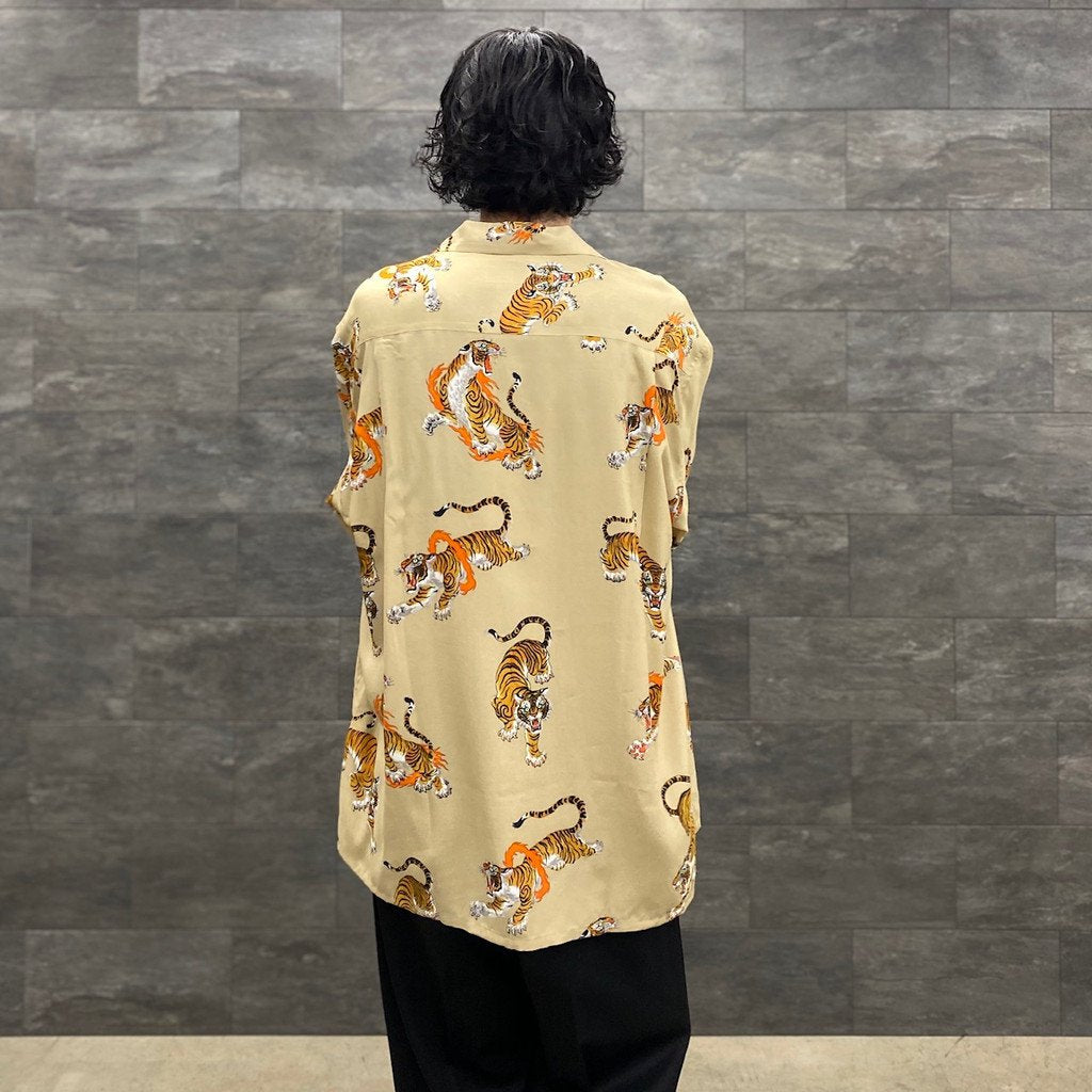 TIM LEHI | HAWAIIAN SHIRT L/S -TYPE 5- #BEIGE [22FW-WMS-HI05]