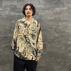 TIM LEHI | HAWAIIAN SHIRT L/S -TYPE 4- #BEIGE [22FW-WMS-HI04]