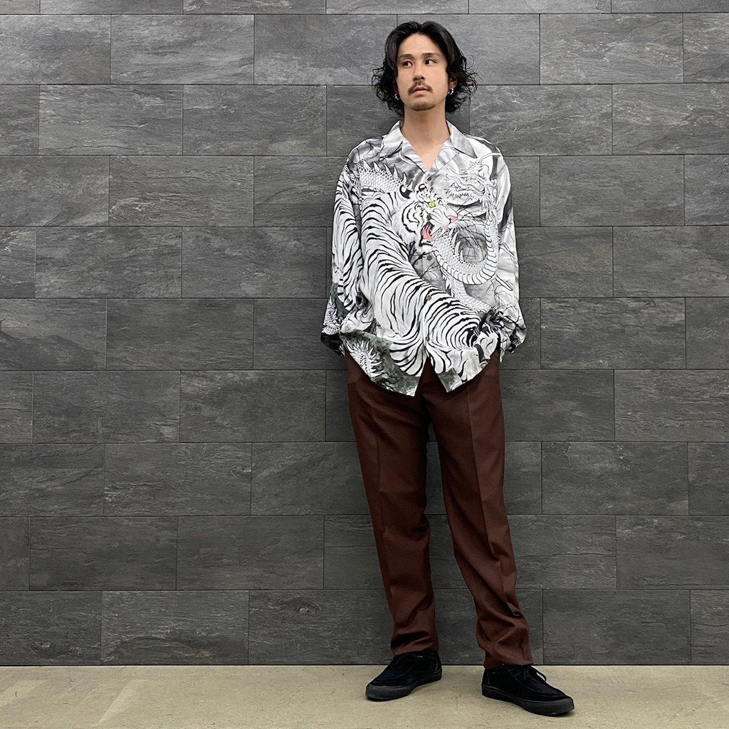 WACKO MARIA | ワコマリア TIM LEHI | HAWAIIAN SHIRT L/S -TYPE 3- #MONO  [22FW-WMS-HI03] – cocorozashi