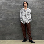 TIM LEHI | HAWAIIAN SHIRT L/S -TYPE 3- #MONO [22FW-WMS-HI03]
