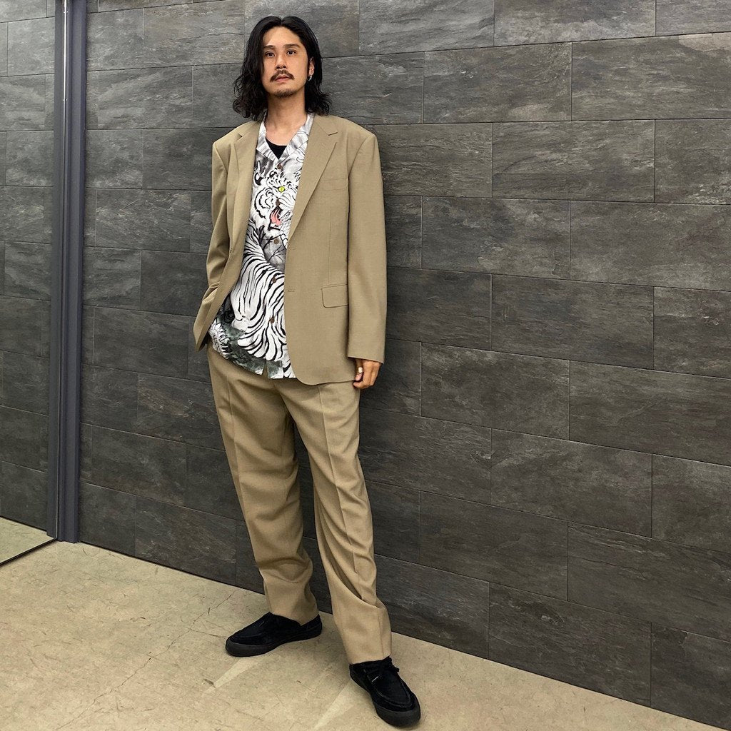 TIM LEHI | HAWAIIAN SHIRT L/S -TYPE 3- #MONO [22FW-WMS-HI03]