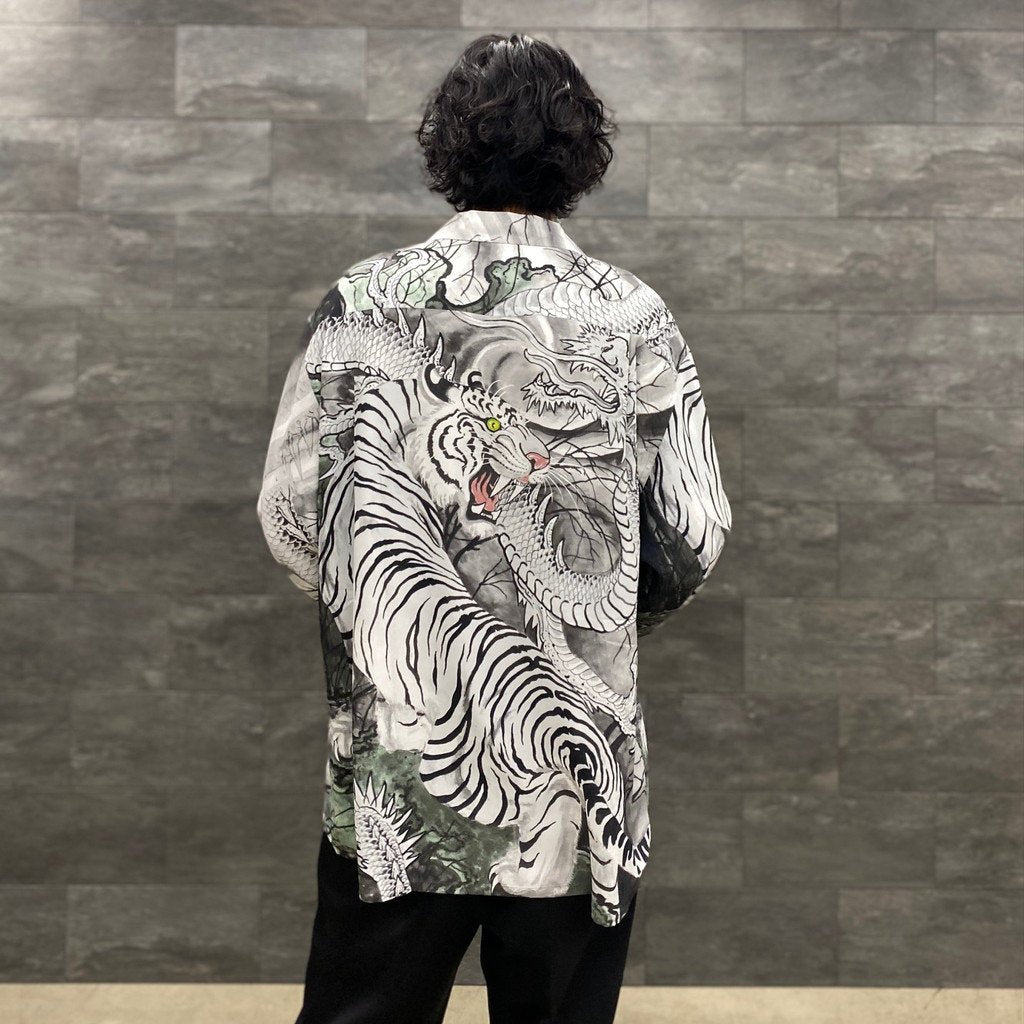 TIM LEHI | HAWAIIAN SHIRT L/S -TYPE 3- #MONO [22FW-WMS-HI03]