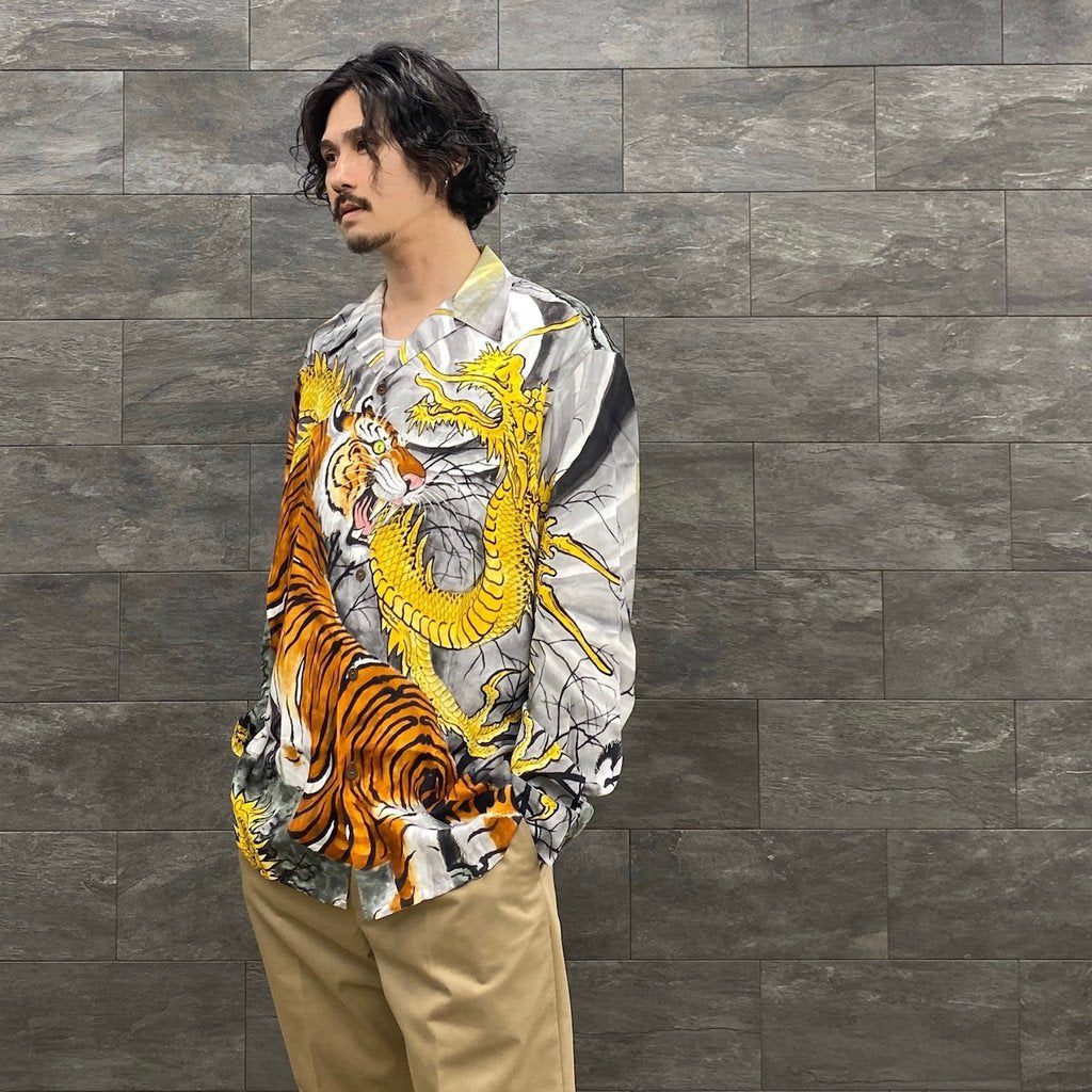 TIM LEHI | HAWAIIAN SHIRT L/S -TYPE 3- #COLOR [22FW-WMS-HI03]