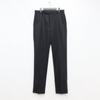 PLEATED TROUSERS #BLACK [22FW-WMP-TR28]