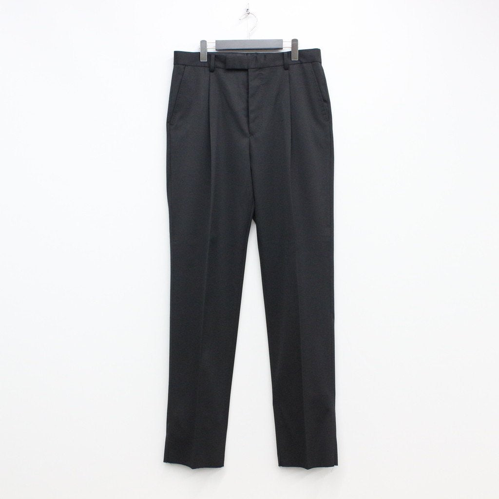 PLEATED TROUSERS #BLACK [22FW-WMP-TR28]