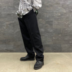 PLEATED TROUSERS #BLACK [22FW-WMP-TR28]