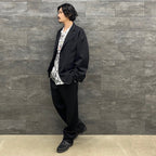 PLEATED TROUSERS #BLACK [22FW-WMP-TR28]