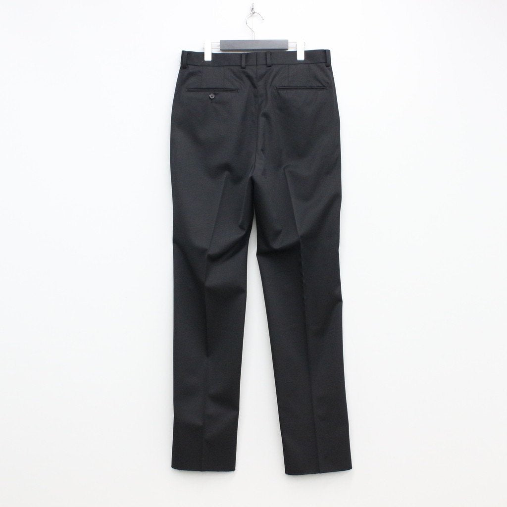 PLEATED TROUSERS #BLACK [22FW-WMP-TR28]