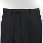 PLEATED TROUSERS #BLACK [22FW-WMP-TR28]