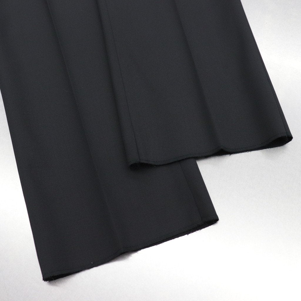 PLEATED TROUSERS #BLACK [22FW-WMP-TR28]