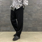 PLEATED TROUSERS #BLACK [22FW-WMP-TR28]