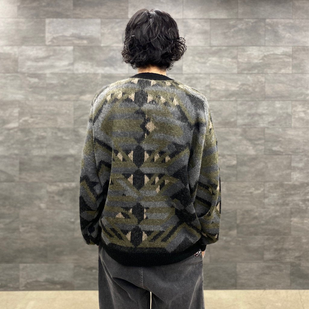 EVIJO MOHAIR CARDIGAN #BLACK [22FW-KN01]