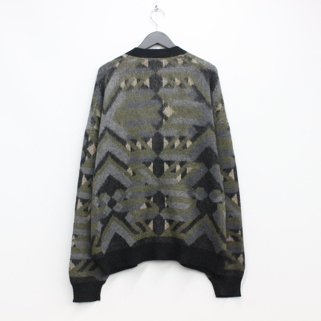 EVIJO MOHAIR CARDIGAN #BLACK [22FW-KN01]