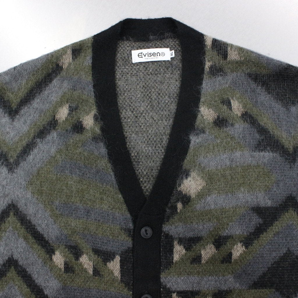 EVIJO MOHAIR CARDIGAN #BLACK [22FW-KN01]