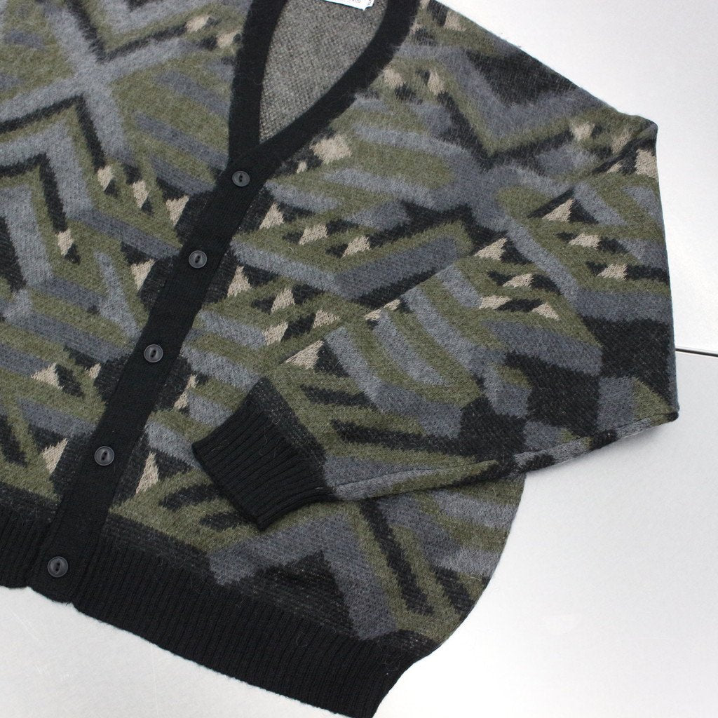 EVIJO MOHAIR CARDIGAN #BLACK [22FW-KN01]