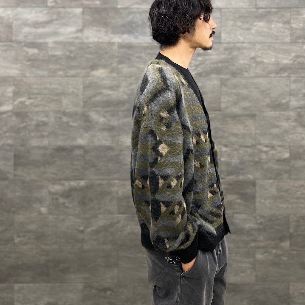 EVIJO MOHAIR CARDIGAN #BLACK [22FW-KN01]