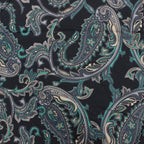 PAISLEY L/S OPEN SHIRT #BLACK [FW22-S02]