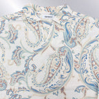 佩斯利長袖開襟衫#象牙色 [FW22-S02]